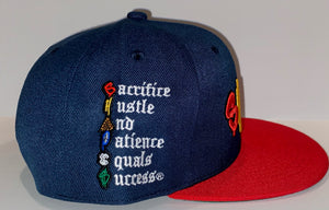 Navy and Red SnapBack Hat (Limited Edition)